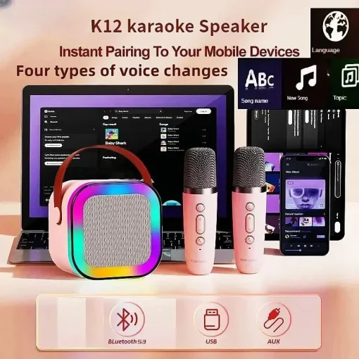 K12 Караоке-система Bluetooth для детей