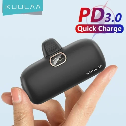 KUULAA Mini Power Bank 5000mAh