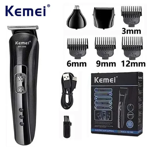 Kemei KM-1506 3 в 1 Electr. бритва, USB зарядка