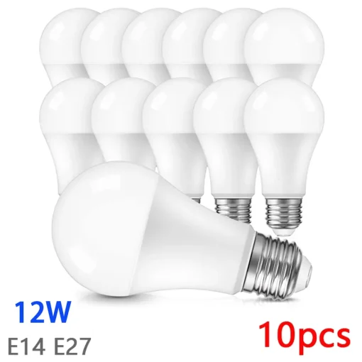 LED лампы E27 E14 12 Вт, эквивалент 120 Вт