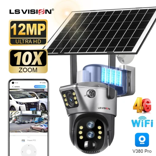 LS VISION 12MP 10X Зум Простой экр Солн