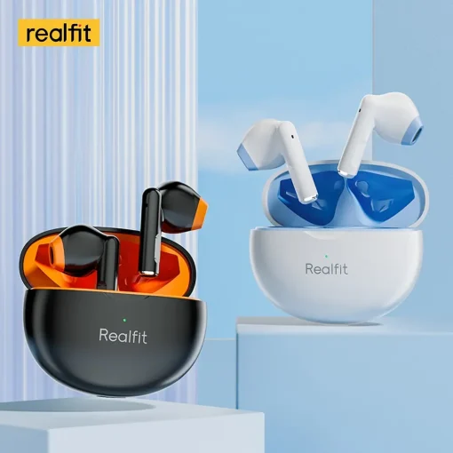 Realfit F2 بلوتوث سماعة أذن ممتازة بجودة هاي فاي سماعتين لاسلكيتين TWS تجارة جملة لريلمي شاومي