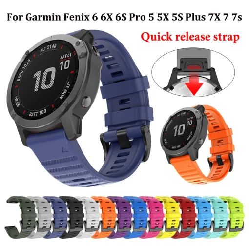 Silicone Smart Watch Band для Garmin Fenix