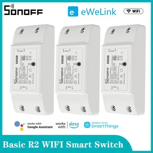 Sonoff Basic R2 Wi-Fi DIY переключатель умный выключатель