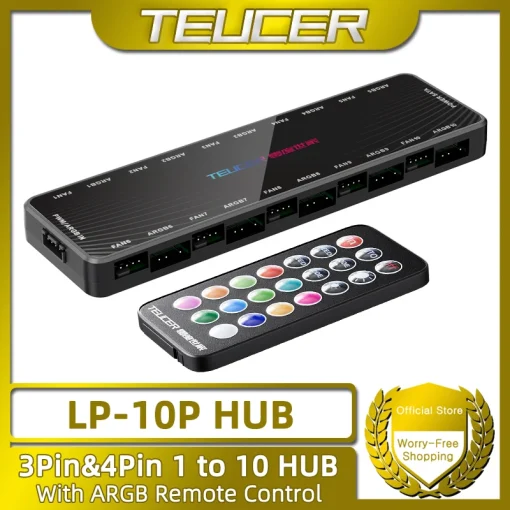 TEUCER LP-10P 12В 4pin PWM & 5В