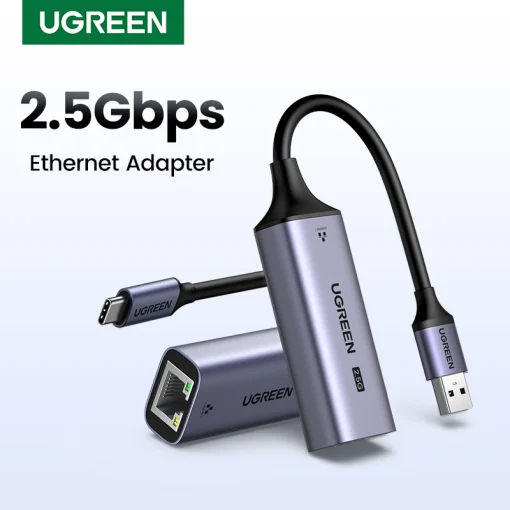 UGREEN USВ-Ethernet адаптер 2,5G