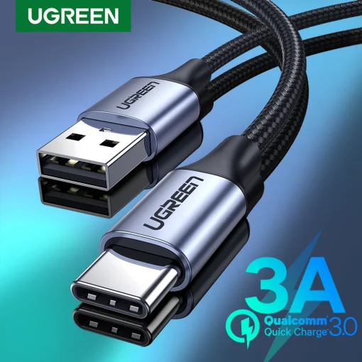 UGREEN Кабель USB Type-C 3А