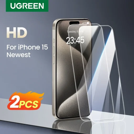 UGREEN стекло 6Д для iPhone 16 Plus