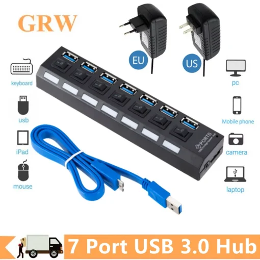 USB 3.0 HUB Разветвитель USB HUB Многофункциональный USB 3