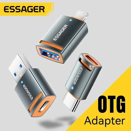 Адаптер Essager USB3.0 OTG Type-C USB-A Micro