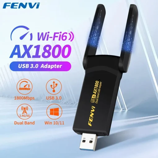 Адаптер FENVI WiFi 6 USB на 1800 Мбитс