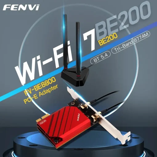 Адаптер NEW FENVI WIFI7 PCIE 8774Mbps BE200 BT5.4