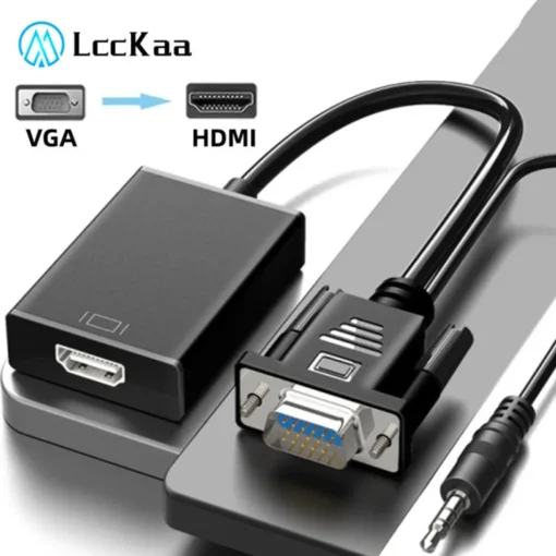 Адаптер-конвертер VGA в HDMI 1080P