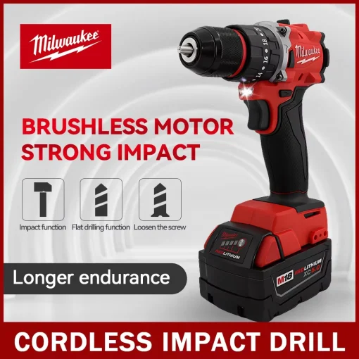 Аккумуляторная ударная дрель Milwaukee 150 Н.м