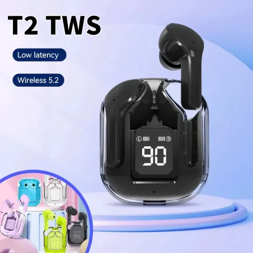 Аудиогарнитура T2 Wireless Bluetooth прозрачная