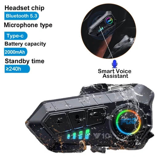 Беспроводная Bluetooth-гарнитура для шлема 5.3