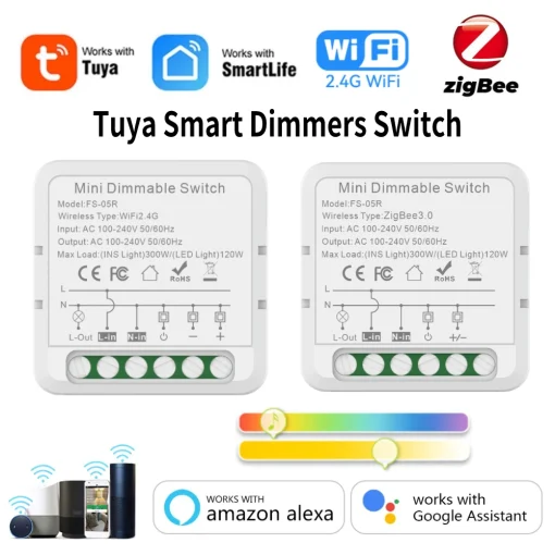 Выключатель модуля затемнения Tuya ZigBee WiFi Smart