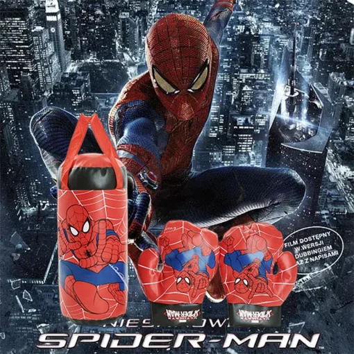 Детские боксёрские перчатки + мешок Spider-man