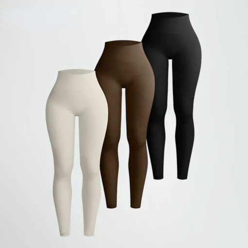 Женские бесшовные лосины для йоги Solid Leggings