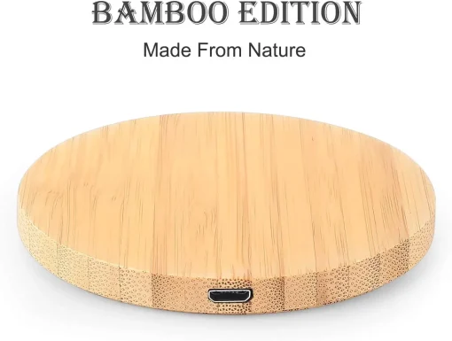 Зарядная станция Bamboo Wood 15 Вт Qi