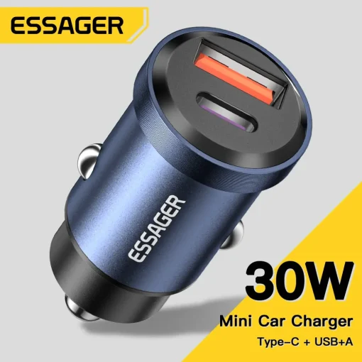 Зарядное устройство Essager 30 Вт 5 А QC PD 3.0 SCP USB