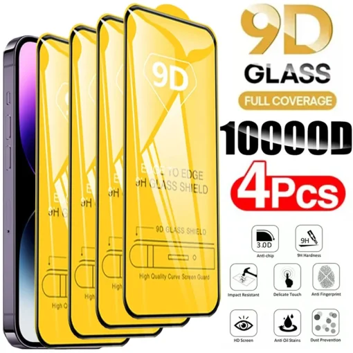 Защитное стекло 9D для iPhone