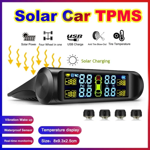 Интеллектуальная система контроля давления в шинах TPMS, солнечная шина