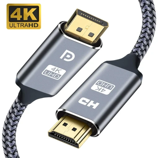 Кабель DisplayPort-HDMI 4K 30 Гц