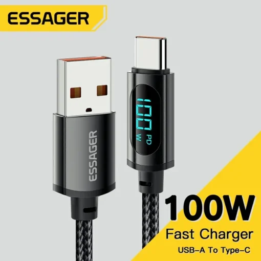 Кабель Essager USB Type-C для быстрой зарядки