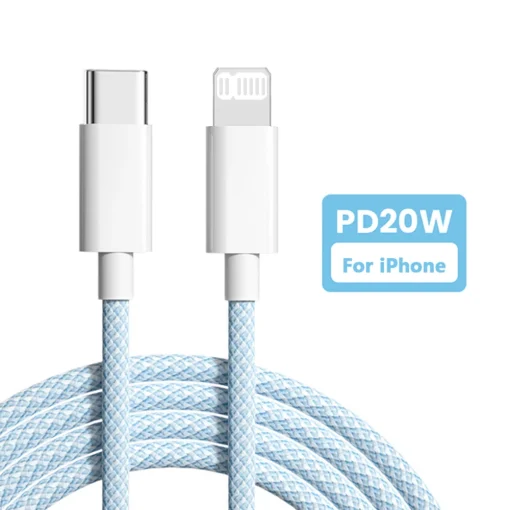 Кабель USB 4 цвета PD 20 Вт для iPhoneiPad