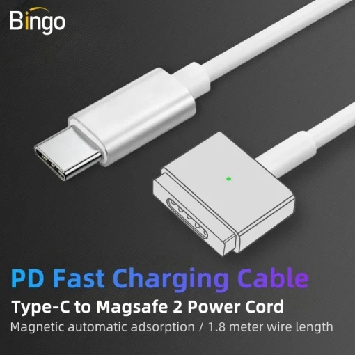 Кабель для быстрой зарядки USB-C — Magsafe 2