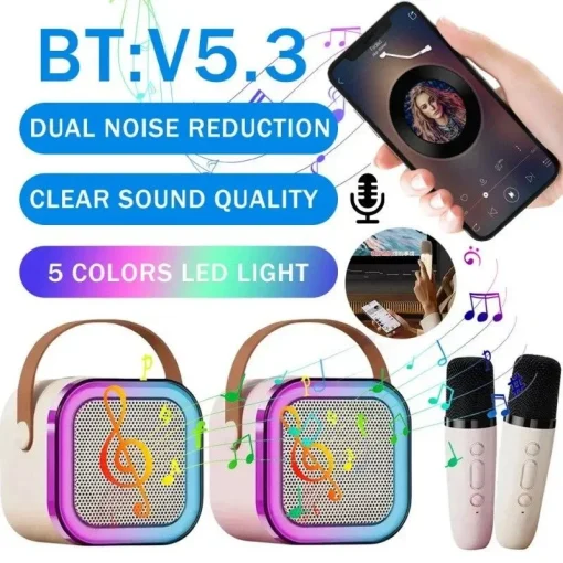 Караоке колонка с Bluetooth микрофоном K12