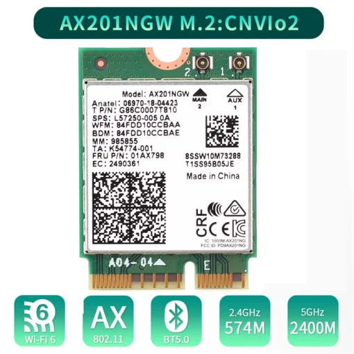 Карта WiFi 6 AX201