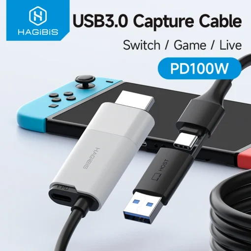 Карта видеозахвата USB 3.0 Hagibis HDMI