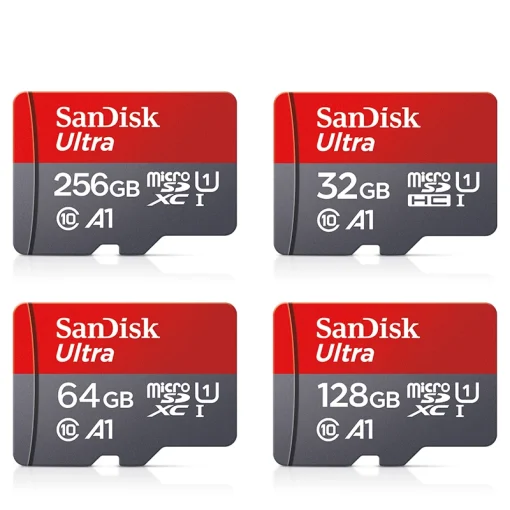 Карта памяти Sandisk 256, 128, 64, 32 ГБ TF, micro SD