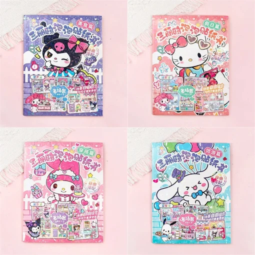 Книга Sanrio Bubble для изучения тишины