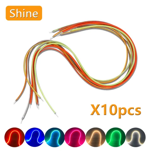 Комплект из 10 COB-LED ламп Эдисона гирлянда 3В