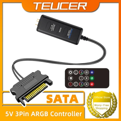 Контроллер ARGB TEUCER LC-S50R 5V 3PIN