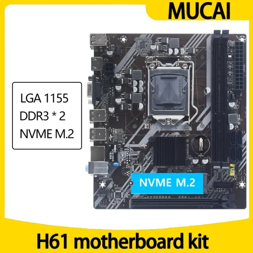 Материнская плата MUCAI H61 LGA 1155