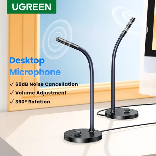 Микрофон UGREEN USB для настольного компьютера, ПК