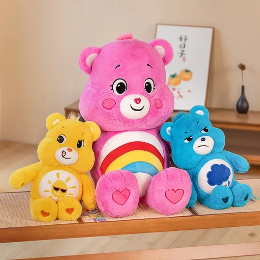 Милые мягкие игрушки-мишки Miniso Rainbow