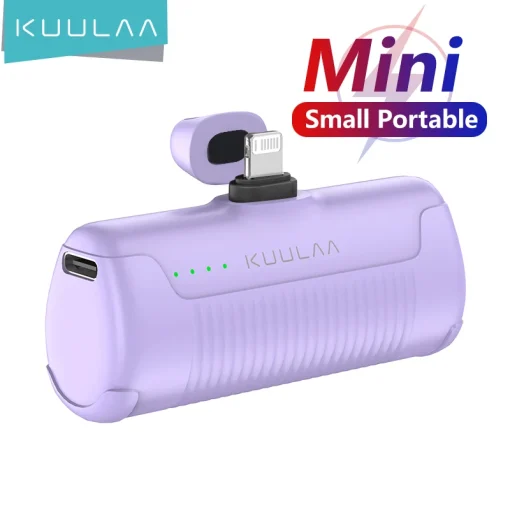 Мини повербанк KUULAA 4500mah для iPhone 15 14 13 12 Pro Max