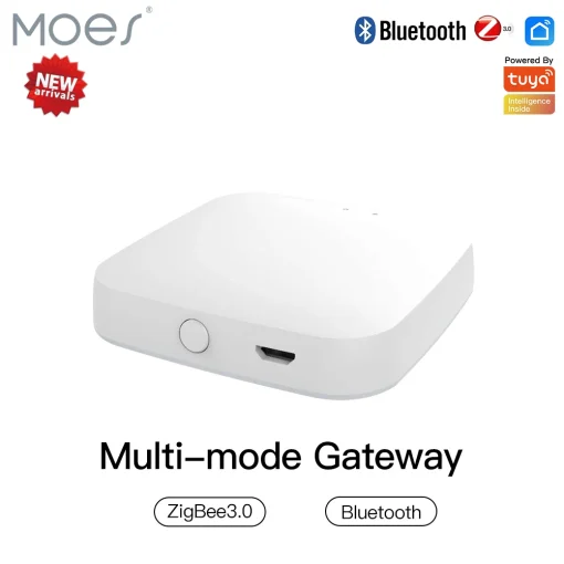 Многорежимный интеллектуальный шлюз MOES ZigBee, Bluetooth, Mesh