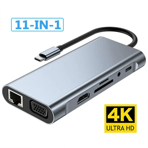 Многофункциональный USB C 3.0 HUB 11 в 1