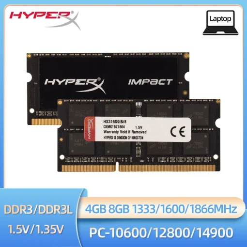 Модули памяти HyperX для ноутбуков DDR3L DDR3 8 ГБ 4 ГБ