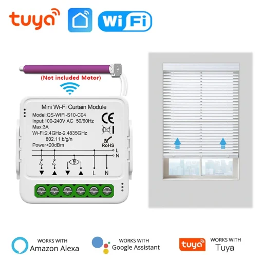 Модуль умного реле для штор Tuya WiFi