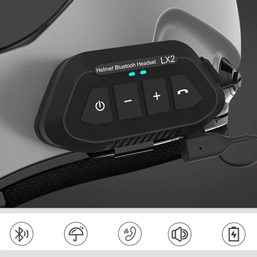 Мотоциклетный Bluetooth-гарнитура, 1200 мАч