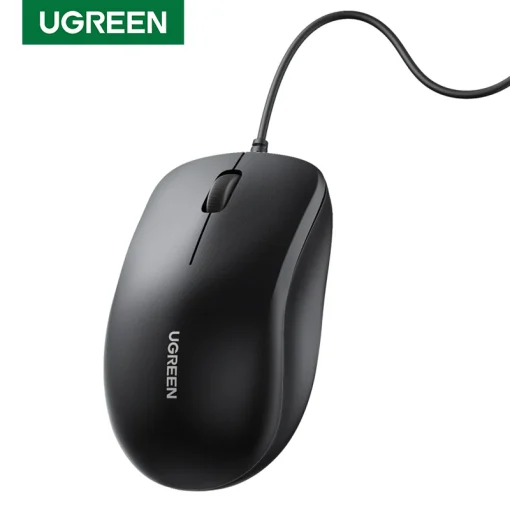 Мышь UGREEN USB с эргономичным дизайном