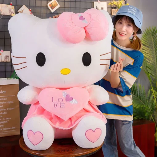 Мягкая плюшевая кукла KT из Hello Kitty, 24-55 см