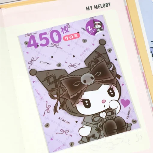 Набор из 450 наклеек Sanrio Cartoon Kawaii Kuromi